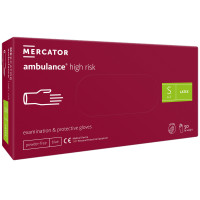 Рукавиці медичні "Ambulance high risk" S 25пар