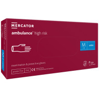 Рукавиці медичні "Ambulance high risk" M 25пар