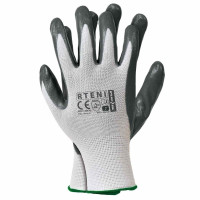 Рукавиці робочі з нітриловим покриттям 10й розмір (XL), RTENI WS