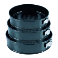 Форми металеві для випічки круглі набір 3шт