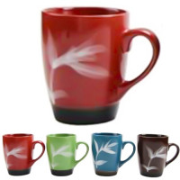 Чашка керамічна 340мл Квіти