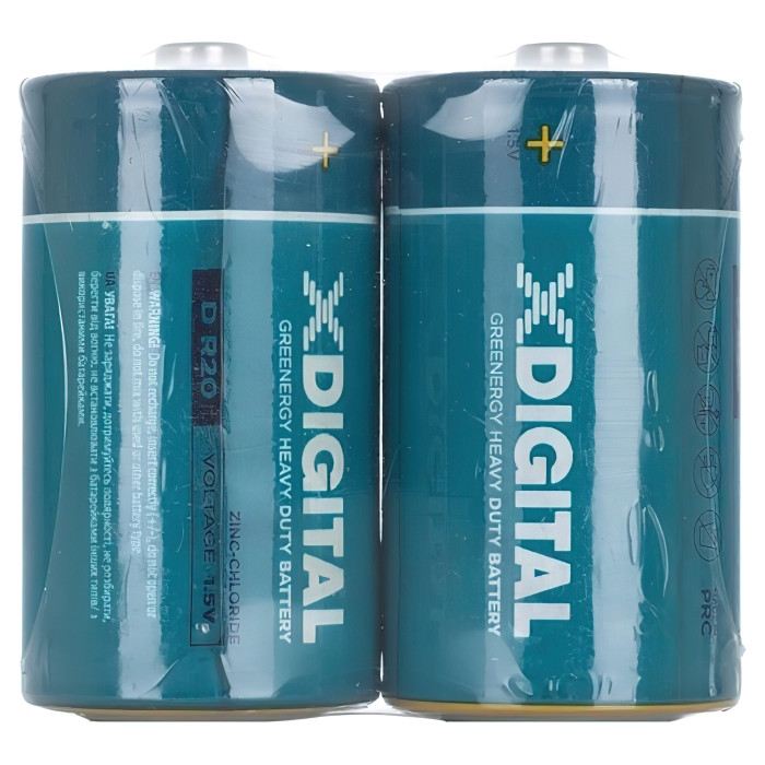 Батарейка X-Digital D R20 (2шт)