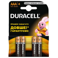 Батарейка Duracell AAA-LR3 (4шт)