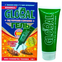 Гель від тарганів та мурах "Global" в тубі 100г