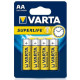 Батарейка VARTA Superlife AA-R6 (4шт)