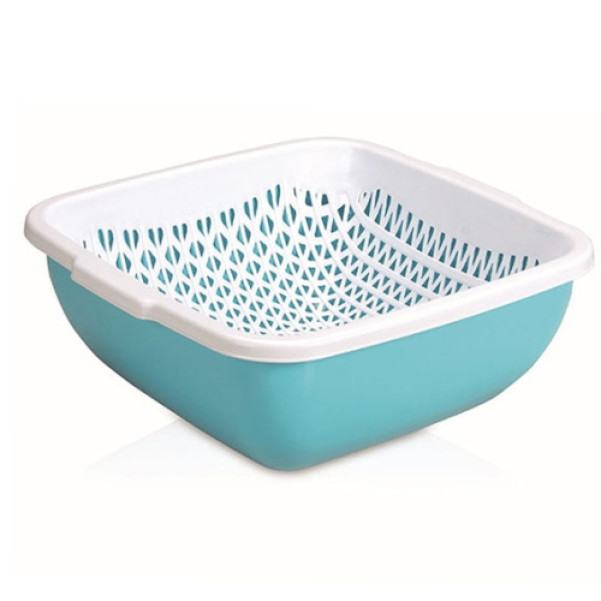 Друшляк квадратний з мискою 3л