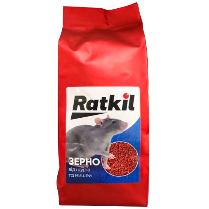 Засіб від щурів та мишей зерно "Ratkil" 500гр