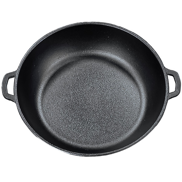 Жаровня чавунна лита 24х6см