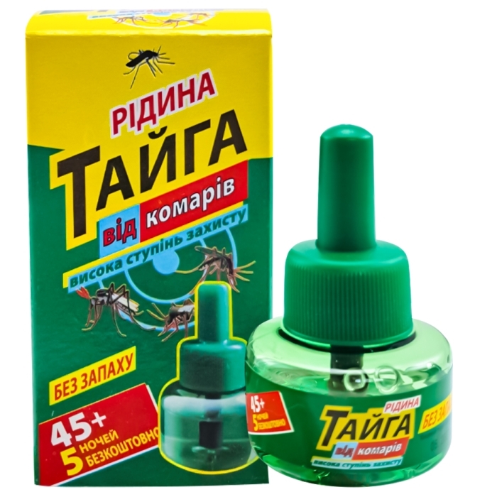 Рідина від комарів "Тайга" 45+5 ночей