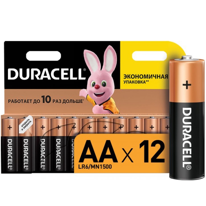 Батарейка Duracell AA-LR6 (12шт)