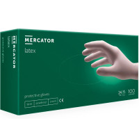 Рукавиці медичні "Mercator" Latex XL 50пар, білі