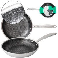 Сковорода з антипригарним покриттям та захисною насічкою ∅28см 9090-28