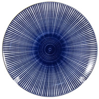 Тарілка порцелянова мілка ∅20см Космо blue