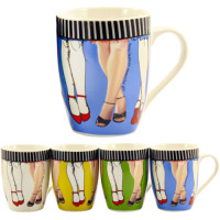 Чашка порцелянова 330мл Ніжки