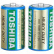 Батарейка Toshiba R20 (2шт)