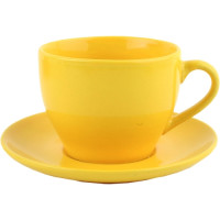 Чашка керамічна з блюдцем 300мл
