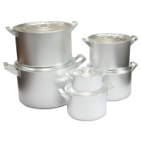 Каструля алюмінієва циліндрична 10л