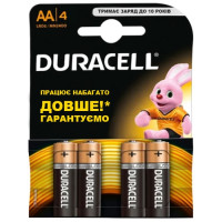 Батарейка Duracell AA-LR6 VM (4шт)