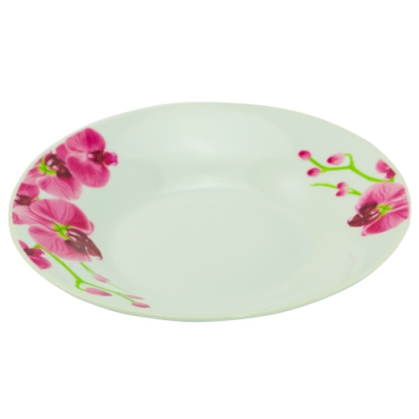 Тарілка порцелянова мілка ∅20см Орхідея
