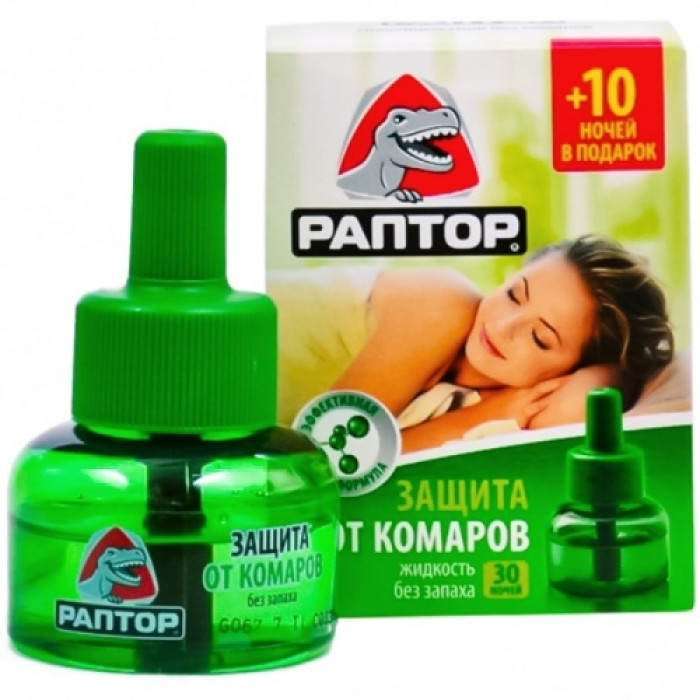 Рідина від комарів для фумігатора "Раптор" без запаху
