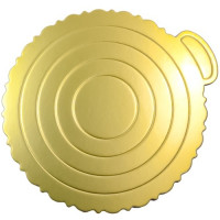 Підкладка для торта кругла Золота Ø24см