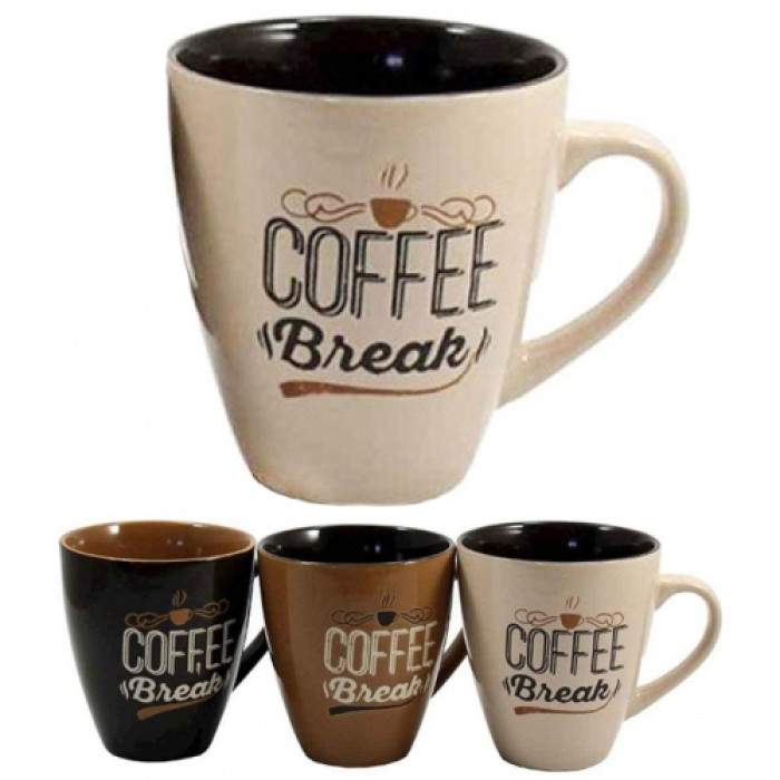 Чашка керамічна 540мл Coffee Break