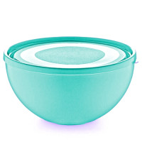 Миска з кришкою 2,5л кремова 20,7х10,5см