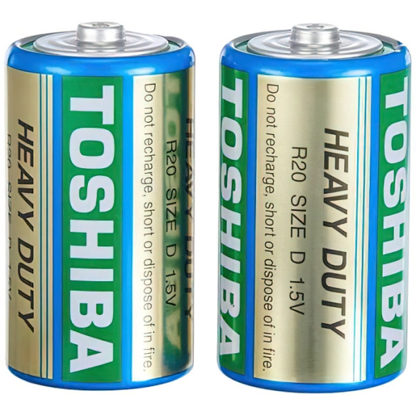 Батарейка Toshiba R20 (2шт)