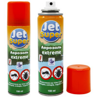 Аерозоль від комарів "Jet Super" Extreme оранжевий 150мл 6год