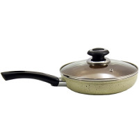 Сковорода з мармуровим покриттям та кришкою ∅24см FPM-243