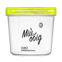 Лоток круглий №68ж 500мл жовтий