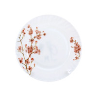 Тарілка склокерамічна мілка ∅18см Сакура